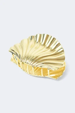 Metal seashell hair clip - Gold - Dame - Gina Tricot