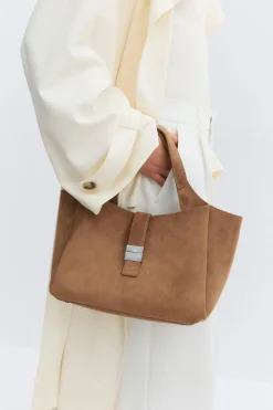 Midi detail bag - Beige - Dame - Gina Tricot