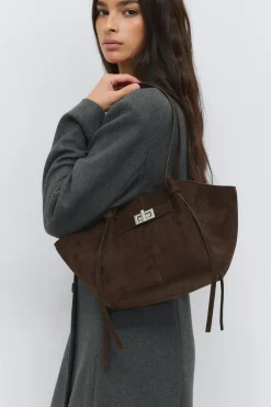 Midi long strap bag - Braun - Dame - Gina Tricot