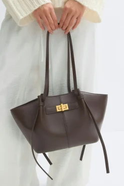 Midi long strap bag - Braun - Dame - Gina Tricot