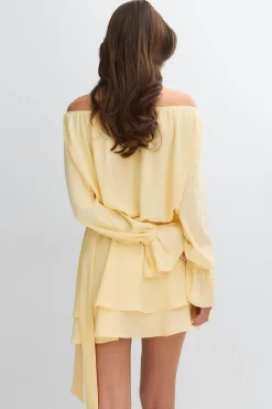 Mini dress - Gelb - Dame - Gina Tricot