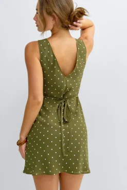 Mini dress - Weiß - Dame - Gina Tricot