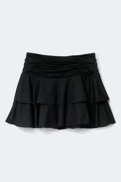 Mini frill skirt - Schwarz - Dame - Gina Tricot
