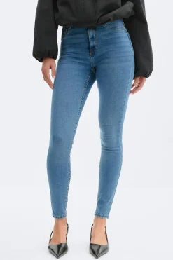 Molly high waist jeans - Blau - Dame - Gina Tricot
