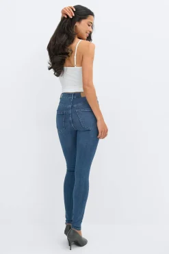 Molly high waist jeans - Blau - Dame - Gina Tricot