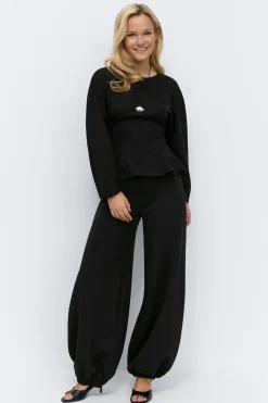 Open back sweater - Schwarz - Dame - Gina Tricot