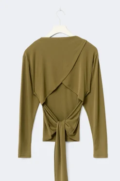 Open back top - Grün - Dame - Gina Tricot