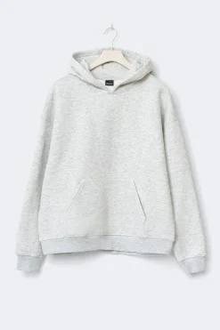 Oversized print hoodie - Grau - Dame - Gina Tricot