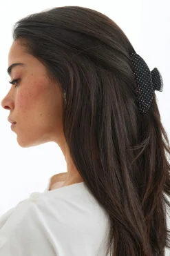 2-pack dotted hair clip - Schwarz - Dame - Gina Tricot