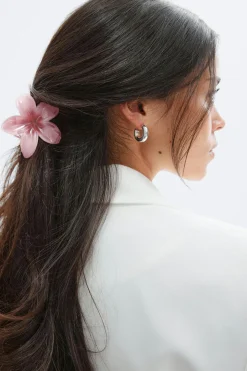 3-pack flower hair clip - Rosa - Dame - Gina Tricot