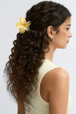 2-pack flower hair clips - Beige - Dame - Gina Tricot