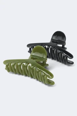 2-pack hair clips - Schwarz - Dame - Gina Tricot