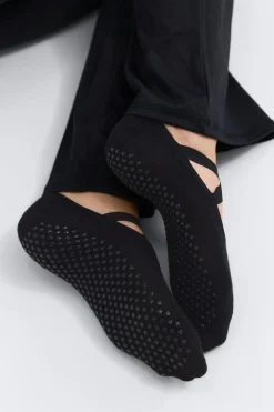 2-pack pilates socks - Schwarz - Dame - Gina Tricot