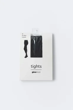 2-pack tights - Schwarz - Dame - Gina Tricot