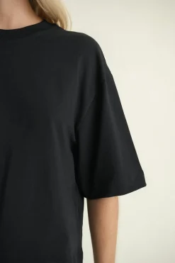 Perfect boxy tee - Schwarz - Dame - Gina Tricot