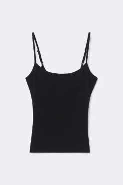 Perfect strap singlet - Schwarz - Dame - Gina Tricot