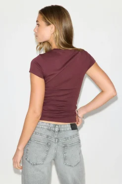Perfect tight tee - Braun - Dame - Gina Tricot
