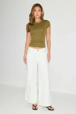 Perfect tight tee - Grün - Dame - Gina Tricot