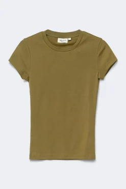 Perfect tight tee - Grün - Dame - Gina Tricot