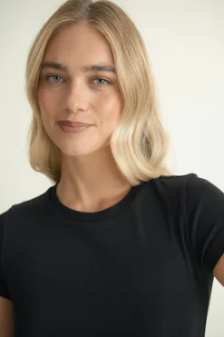 Perfect tight tee - Schwarz - Dame - Gina Tricot