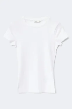 Perfect tight tee - Weiß - Dame - Gina Tricot