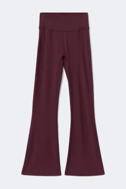 Petite flare yoga tights - Rot - Dame - Gina Tricot