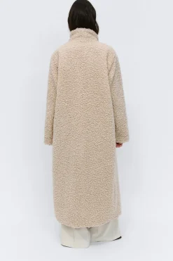 Pile coat - Beige - Dame - Gina Tricot