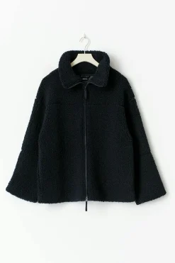 Pile zip jacket - Blau - Dame - Gina Tricot