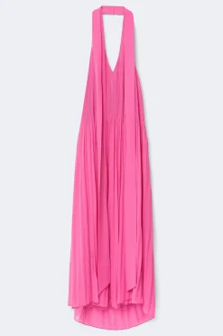 Pleated maxi dress - Rosa - Dame - Gina Tricot
