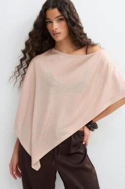 Poncho top - Beige - Dame - Gina Tricot