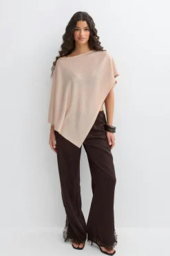 Poncho top - Beige - Dame - Gina Tricot