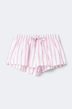 Poplin pyjamas shorts - Rosa - Dame - Gina Tricot
