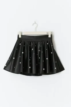 Pu mini skirt - Schwarz - Dame - Gina Tricot