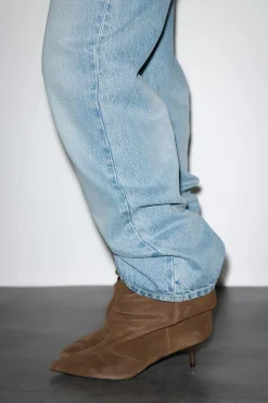 Rebell high wide jeans - Blau - Dame - Gina Tricot