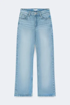 Rebell high wide jeans - Blau - Dame - Gina Tricot