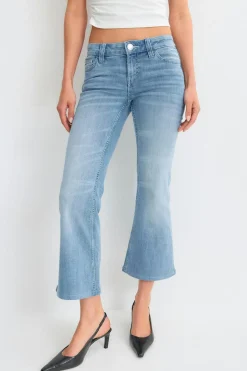 Re tok kick flare jeans - Blau - Dame - Gina Tricot
