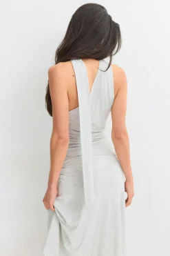 Re tok one shoulder top - Grau - Dame - Gina Tricot