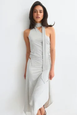 Re tok one shoulder top - Grau - Dame - Gina Tricot