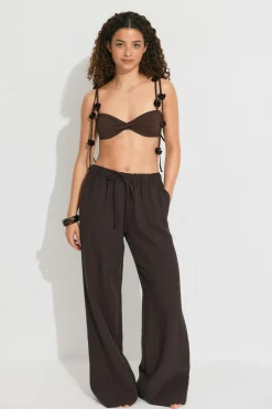 Rose strap bandeau - Braun - Dame - Gina Tricot