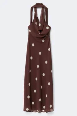 Scarf maxi dress - Beige - Dame - Gina Tricot
