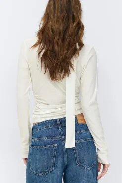 Scarf top - Weiß - Dame - Gina Tricot