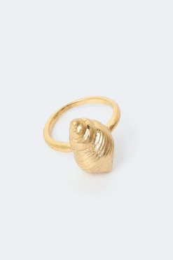 Schell ring - Gold - Dame - Gina Tricot