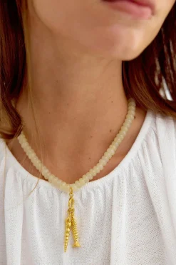 Sea charm necklace - Weiß - Dame - Gina Tricot