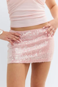 14+ sequin skirt - Rosa - Gina Tricot