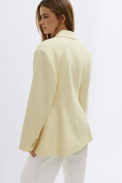 Shaped blazer - Gelb - Dame - Gina Tricot
