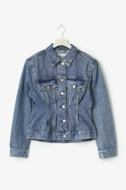 Shaped denim jacket - Blau - Dame - Gina Tricot