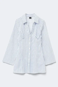 Shaped mini dress - Blau - Dame - Gina Tricot