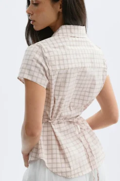 Shaped shirt - Rosa - Dame - Gina Tricot