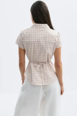 Shaped shirt - Rosa - Dame - Gina Tricot