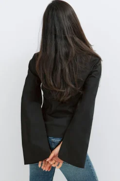 Shaped shirt - Schwarz - Dame - Gina Tricot